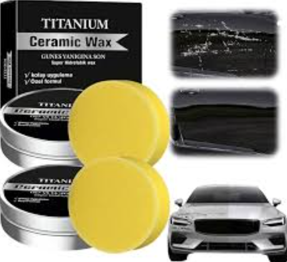 Car Wax Ceramic Coating - كريم شمع سيراميك التيتانيوم الاحترافي 100