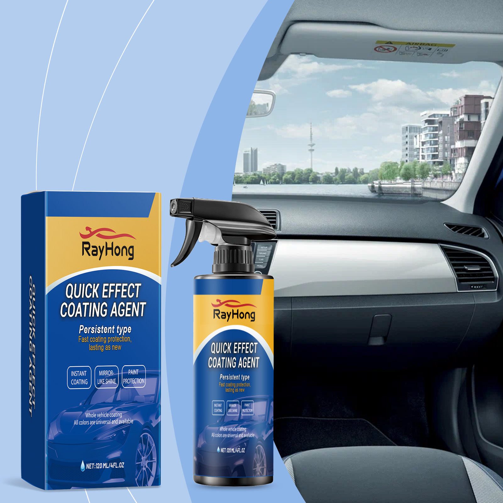 Car Wax Ceramic Coating - رذاذ طلاء سيراميك للسيارات، طلاء نانو