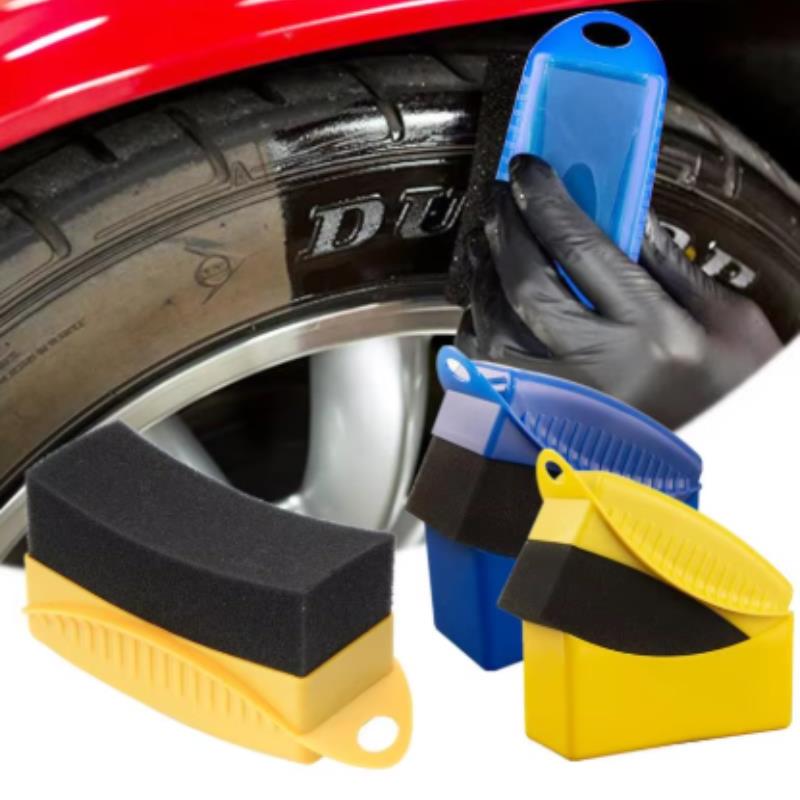 Car Cleaning Brush - فرشاة إسفنجية لتلميع وتنظيف عجلات السيارة،