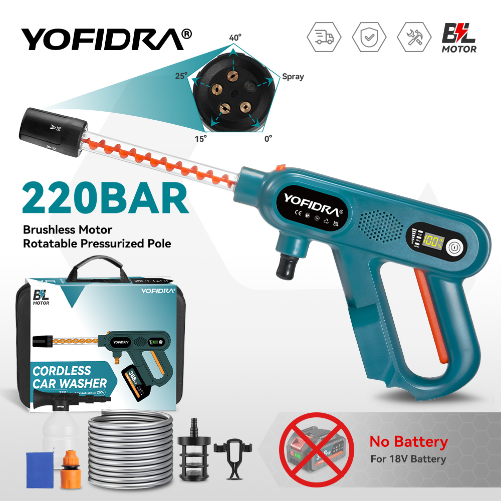 YOFIDRA 3500 واط فرش ارتفاع ضغ - مراجعة Car Shampoo Ph وسعره