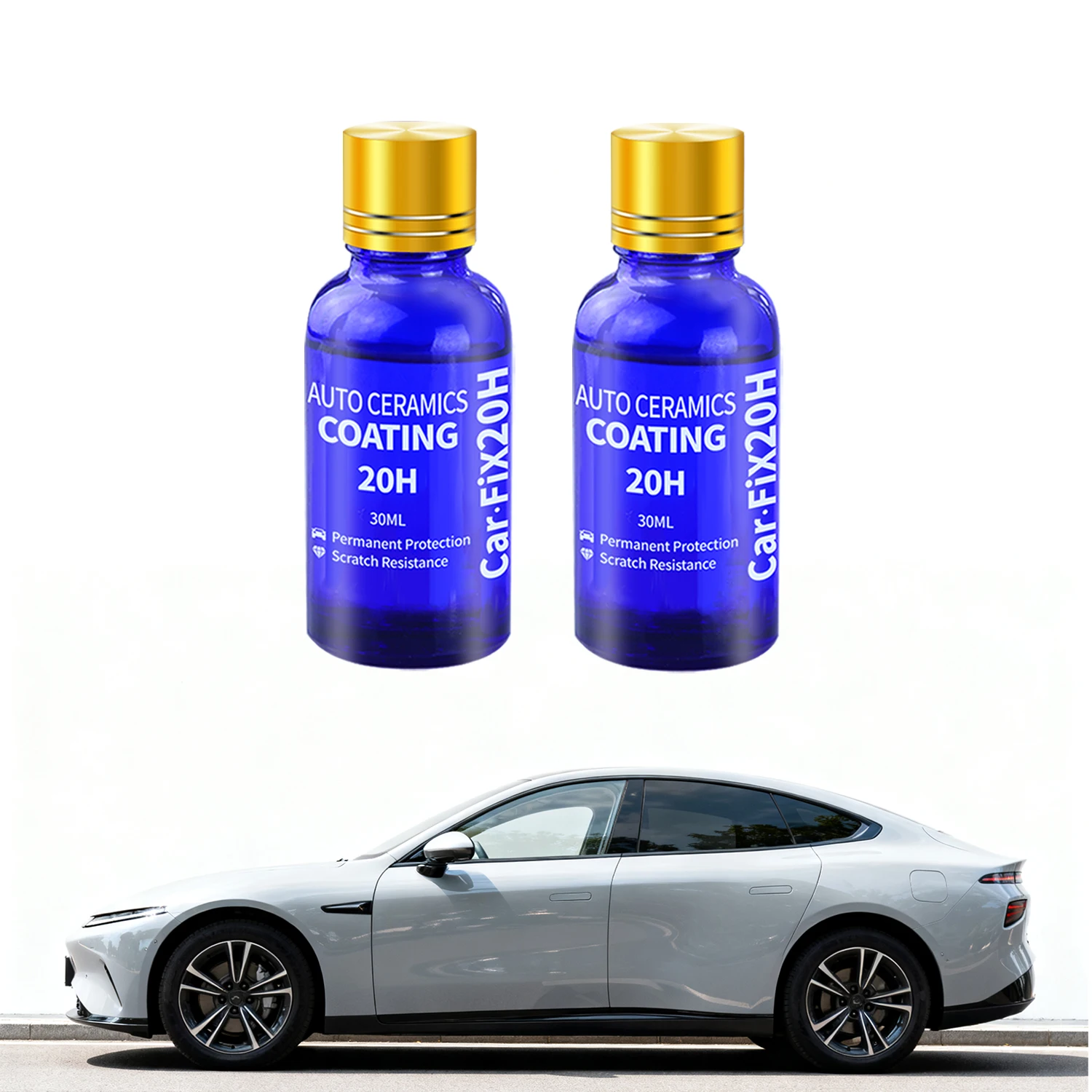 قطعتان من السيراميك 20H لتلميع - مراجعة Car Wax Ceramic Coating وسعره