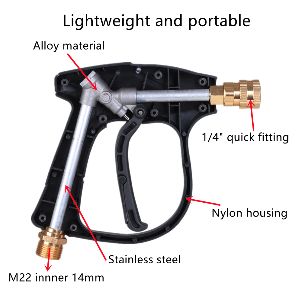 مسدس غسيل بالضغط العالي + مجمو - مراجعة Pressure Washer Foam Gun وسعره