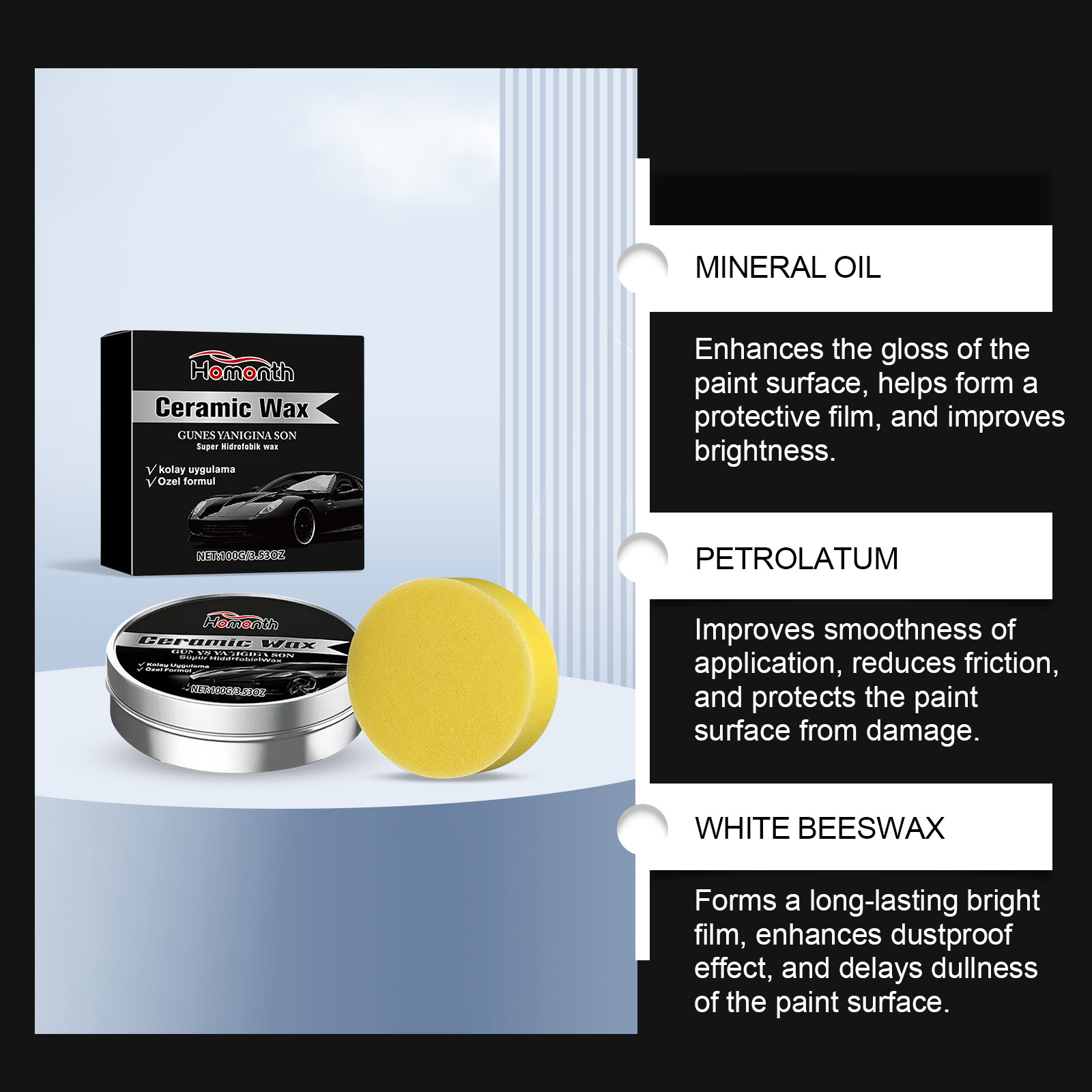 طلاء السيارات تلميع الرعاية ال - مراجعة Car Wax Ceramic Coating وسعره