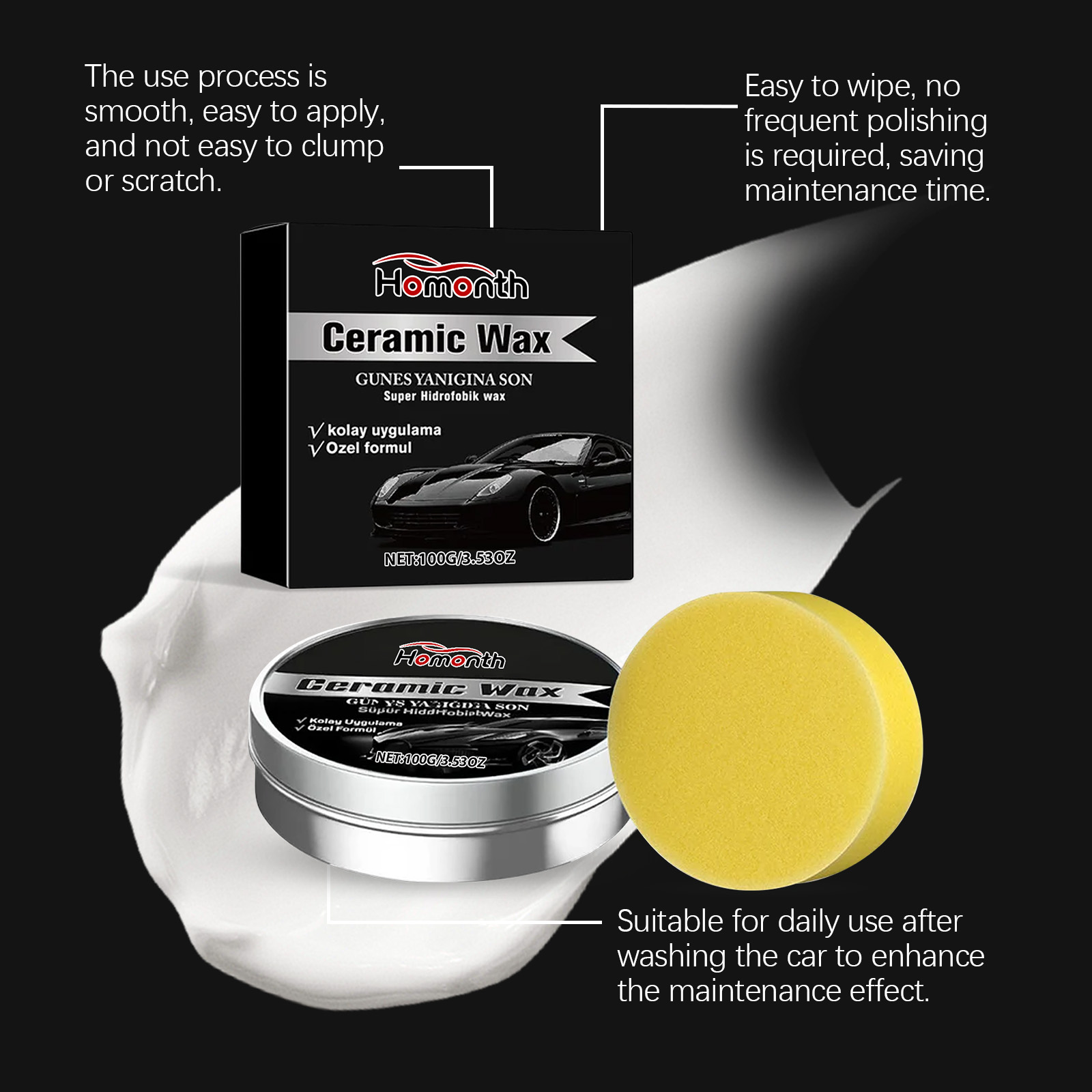 طلاء السيارات تلميع الرعاية ال - مراجعة Car Wax Ceramic Coating وسعره